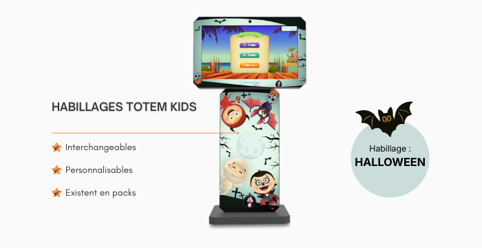 Comment changer d'habillages sur le Totem Kids